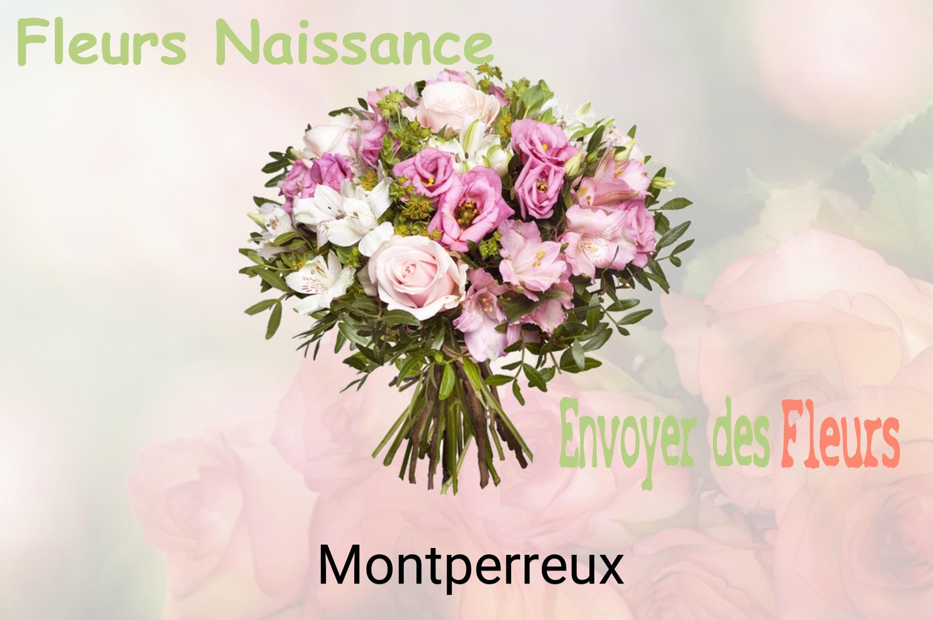Bouquet de fleurs de naissance livré à Montperreux